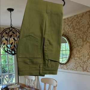 Olive Green Cargo Pocket Pants DG2